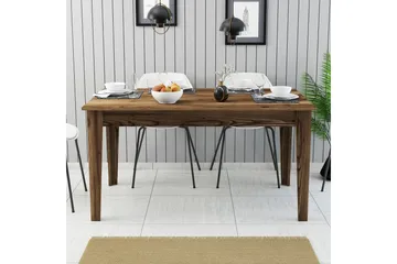 Lissione Spisebord 145x88 cm Brun - Hanah Home - Møbler - Bord - Spisebord & kjøkkenbord