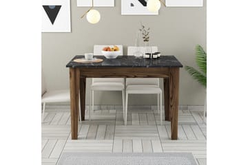 Levents Spisebord 110x72 cm Brun/Svart - Hanah Home - Møbler - Bord - Spisebord & kjøkkenbord