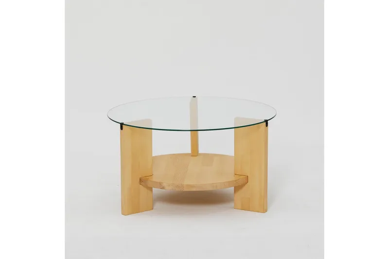 Mumondo Sofabord 75 cm Brun, Hanah Home