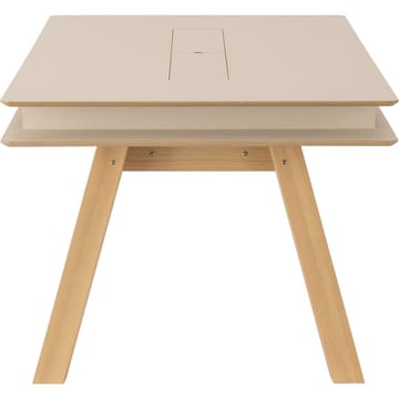 4 You Fresh Stort Rektangulært Spisebord 200 cm med Tre- og Eikeutseende - Beige - Møbler - Bord - Spisebord & kjøkkenbord