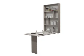 Abi Matbord Vägghängt 130 cm Rektangulær - Beige - Møbler - Bord - Spisebord & kjøkkenbord