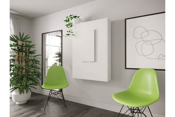 Abi Veggmontert Foldbart Spisebord 130 cm - Hvit - Møbler - Bord - Spisebord & kjøkkenbord