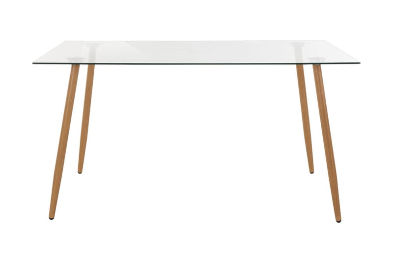 Abia Spisebord 140 cm Glass - Brun - Spisebord & kjøkkenbord