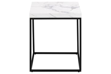 Adisan Sofabord 40x40 cm - Hvid - Møbler - Bord - Sofabord & salongbord