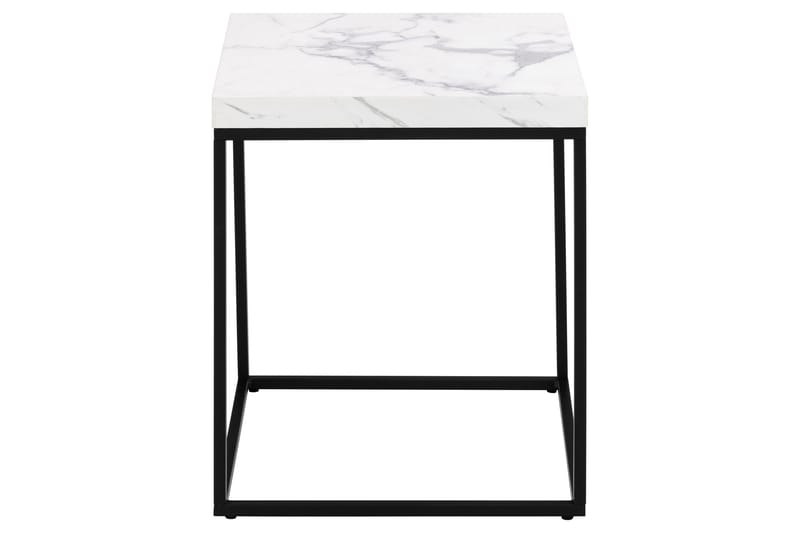 Adisan Sofabord 40x40 cm - Hvid - Møbler - Bord - Sofabord & salongbord