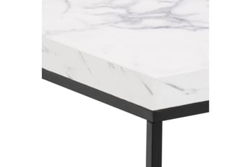 Adisan Sofabord 40x40 cm - Hvid - Møbler - Bord - Sofabord & salongbord