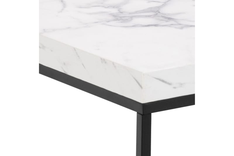 Adisan Sofabord 40x40 cm - Hvid - Møbler - Bord - Sofabord & salongbord