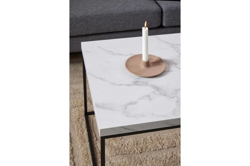 Adisan Sofabord 55 cm - Hvit - Møbler - Bord - Sofabord & salongbord