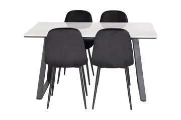 Admira Spisegruppe med 4 Pontus Kjøkkenstoler - Møbler - Bord - Spisegruppe