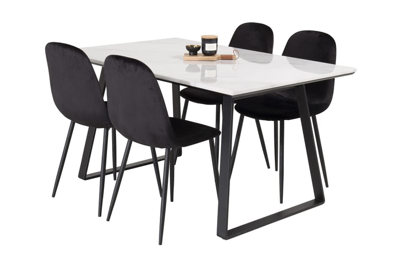 Admira Spisegruppe med 4 Pontus Kjøkkenstoler - Møbler - Bord - Spisegruppe