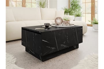 Adrianah Sofabord 90 cm - Svart - Møbler - Bord - Sofabord & salongbord