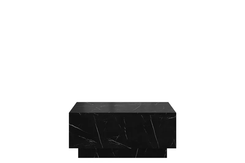 Adrianah Sofabord 90 cm, Svart