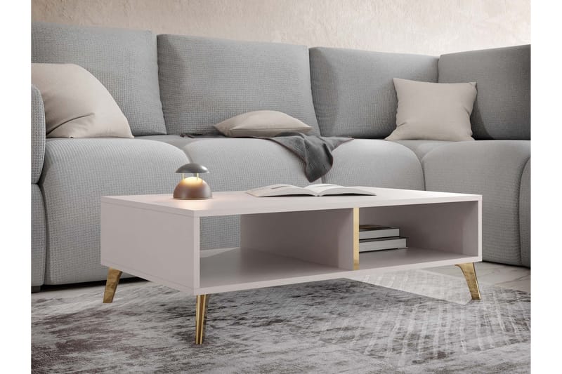 Akihiko Sofabord 100 cm - Cashmere - Møbler - Bord - Sofabord & salongbord