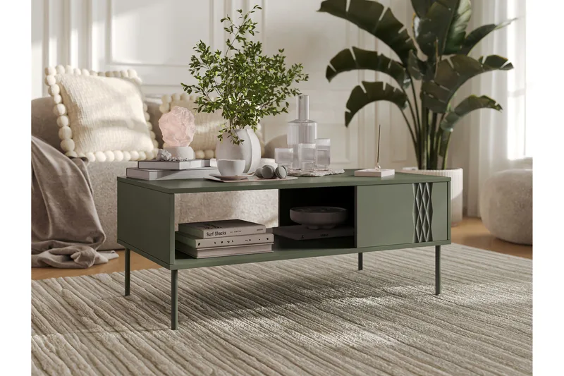 Akiko Sofabord 110 cm - Grønn - Møbler - Bord - Sofabord & salongbord