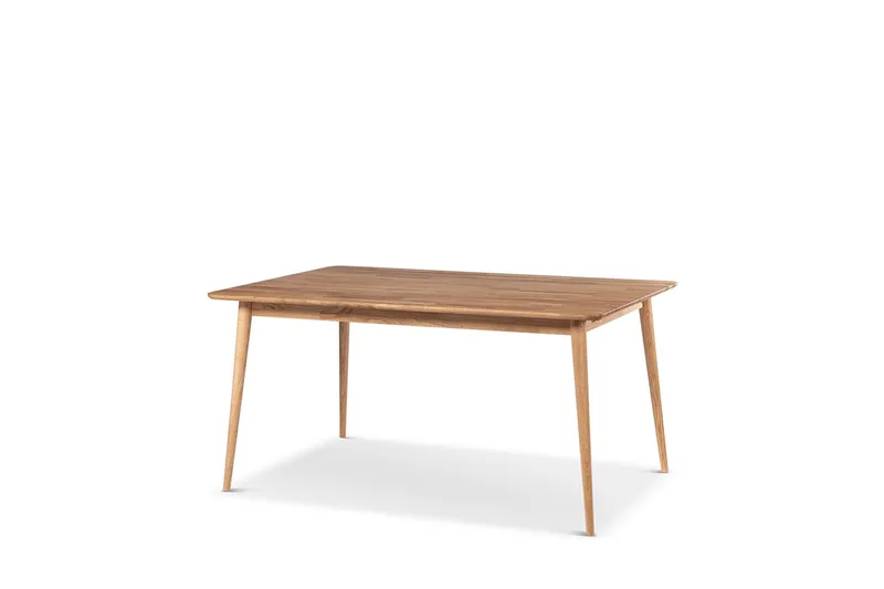 Alborg Spisebord 180 cm i heltre for 6 personer i heltre, Brun/Natur