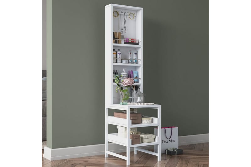 Aldros Sminkebord 35 cm - Hvit - Møbler - Bord - Sminkebord & toalettbord