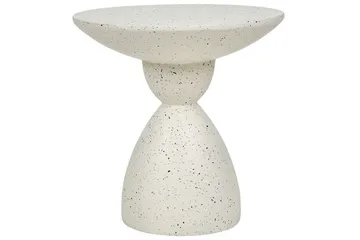 Alezio Sofabord 50 cm Rund - Hvit - Møbler - Bord - Sofabord & salongbord