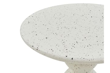 Alezio Sofabord 50 cm Rund - Hvit - Møbler - Bord - Sofabord & salongbord