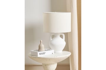 Alezio Sofabord 50 cm Rund - Hvit - Møbler - Bord - Sofabord & salongbord