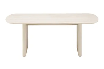 Alma rektangulært sofabord 120 cm i tre - Hvitlasert eik - Møbler - Bord - Sofabord & salongbord