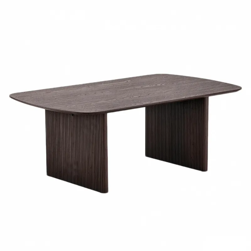 Alma rektangulært sofabord 120 cm i tre, Mørkebrun