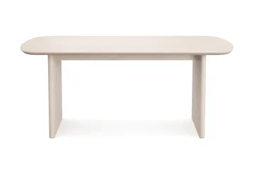 Alma rektangulært spisebord 180x90 cm finér - Hvitlasert - Møbler - Bord - Spisebord & kjøkkenbord