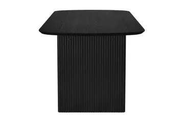 Alma rektangulært spisebord 180x90 cm finér - Svartbeiset eik - Møbler - Bord - Spisebord & kjøkkenbord