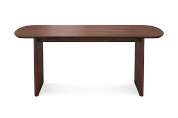 Alma rektangulært spisebord 180x90 cm finér - Valnøtt - Møbler - Bord - Spisebord & kjøkkenbord