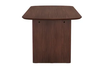 Alma rektangulært spisebord 180x90 cm finér - Valnøtt - Møbler - Bord - Spisebord & kjøkkenbord