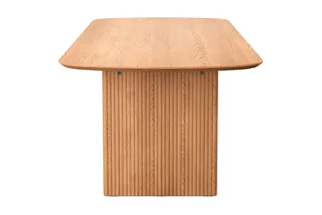 Alma rektangulært spisebord 220x100 cm finér - Eik - Møbler - Bord - Spisebord & kjøkkenbord