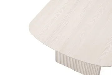 Alma rektangulært spisebord 220x100 cm finér - Hvitlasert - Møbler - Bord - Spisebord & kjøkkenbord