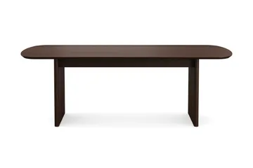Alma rektangulært spisebord 220x100 cm finér - Røkt eik - Møbler - Bord - Spisebord & kjøkkenbord
