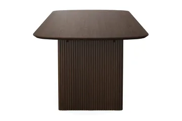 Alma rektangulært spisebord 220x100 cm finér - Røkt eik - Møbler - Bord - Spisebord & kjøkkenbord