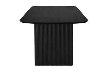 Alma rektangulært spisebord 220x100 cm finér - Svartbeiset eik - Møbler - Bord - Spisebord & kjøkkenbord