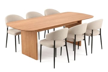 220 cm - Røkt eik