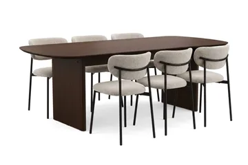 220 cm - Valnøtt