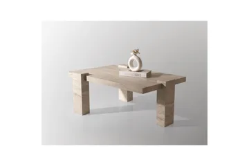 Almasi Stuebord 110 cm - Travertin - Møbler - Bord - Sofabord & salongbord