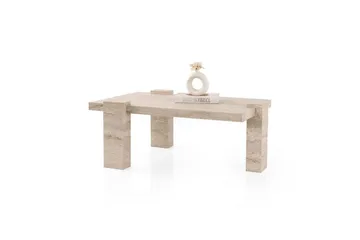 Almasi Stuebord 110 cm - Travertin - Møbler - Bord - Sofabord & salongbord