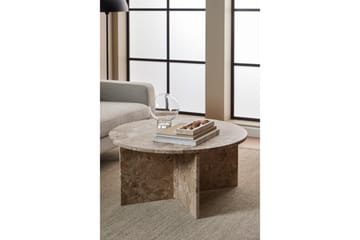 Alruba Sofabord 90 cm - Brun - Møbler - Bord - Sofabord & salongbord
