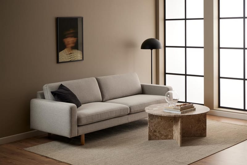 Alruba Sofabord 90 cm - Brun - Møbler - Bord - Sofabord & salongbord