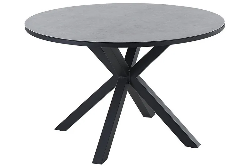 Altona Spisebord 120 cm, Svart/Grå