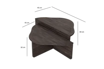 Altopiano Sofabord 90 cm - Antrasitt - Møbler - Bord - Sofabord & salongbord