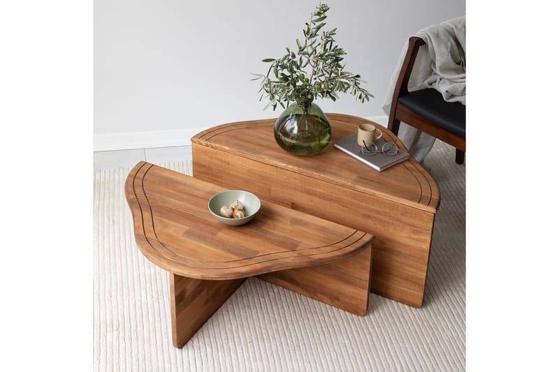 Altopiano Sofabord 90 cm - Brun - Møbler - Bord - Sofabord & salongbord