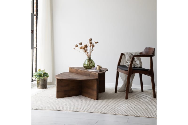 Altopiano Sofabord 90 cm - Valnøtt - Møbler - Bord - Sofabord & salongbord