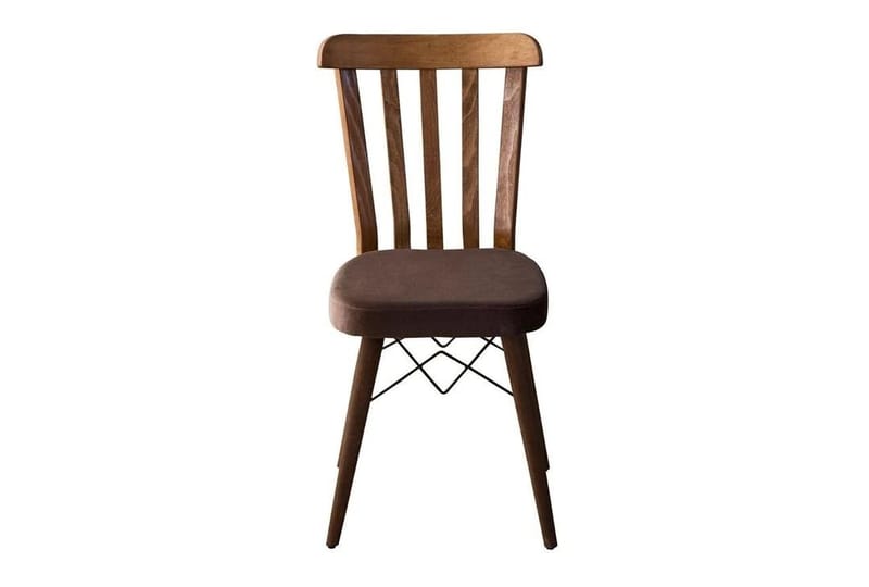 Alvryn spisegruppe bord 130 cm + 4 stoler - Brun - Møbler - Bord - Spisegruppe