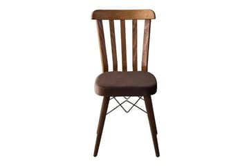 Alvryn spisegruppe bord 130 cm + 4 stoler - Brun - Møbler - Bord - Spisegruppe