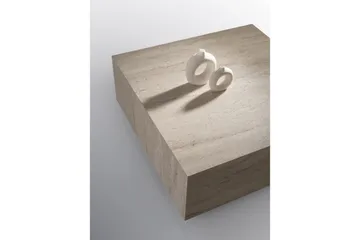 Ameias Stuebord 90 cm - Travertin - Møbler - Bord - Sofabord & salongbord