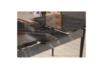 Amerbach Spisebord 132 cm Rektangulær - Sort/Hvit - Møbler - Bord - Spisebord & kjøkkenbord