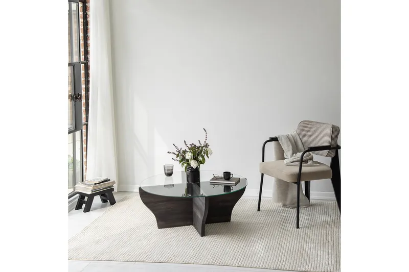 Amphora Sofabord 92 cm - Antrasitt - Møbler - Bord - Sofabord & salongbord