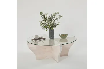 Amphora Sofabord 92 cm - Hvit - Møbler - Bord - Sofabord & salongbord